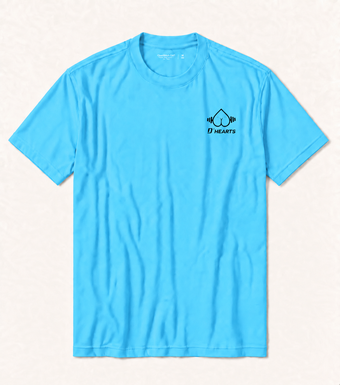 D'HEARTS unisex tee in Blue