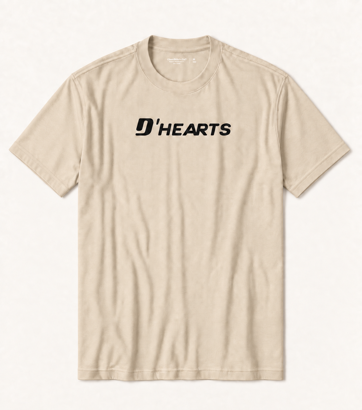 D'HEARTS unisex tee in Beige